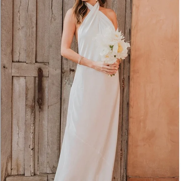 Ivory - Show Me Your MuMu long maxi dress. - Picture 2 of 5